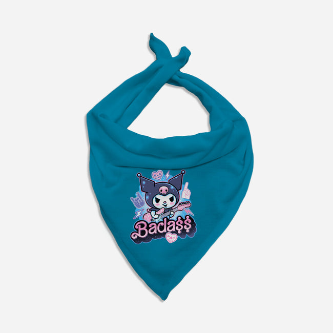 The Baddest Ever-Dog-Bandana-Pet Collar-glitchygorilla