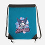 The Baddest Ever-None-Drawstring-Bag-glitchygorilla