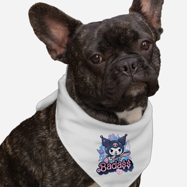 The Baddest Ever-Dog-Bandana-Pet Collar-glitchygorilla