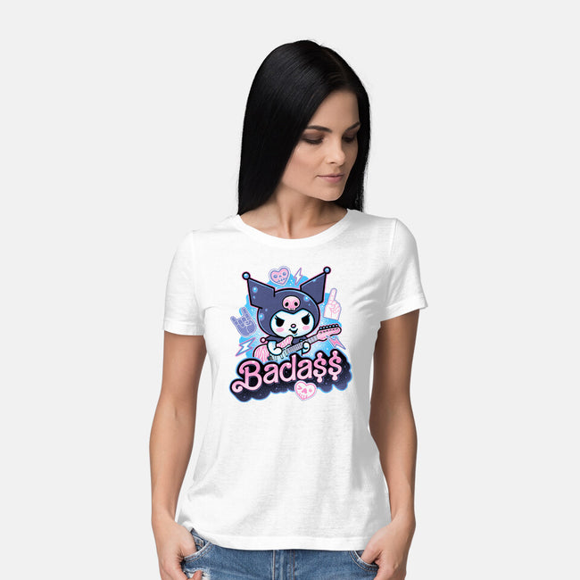 The Baddest Ever-Womens-Basic-Tee-glitchygorilla