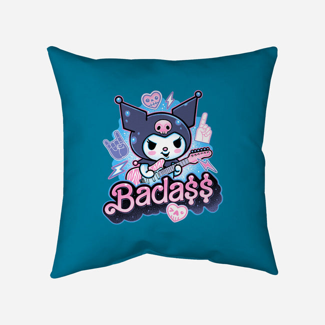 The Baddest Ever-None-Non-Removable Cover w Insert-Throw Pillow-glitchygorilla