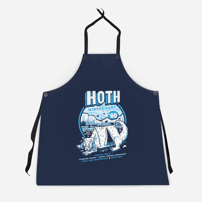 Hoth Winter Camp-Unisex-Kitchen-Apron-Olipop