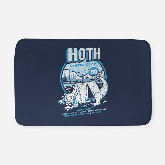 Hoth Winter Camp-None-Memory Foam-Bath Mat-Olipop