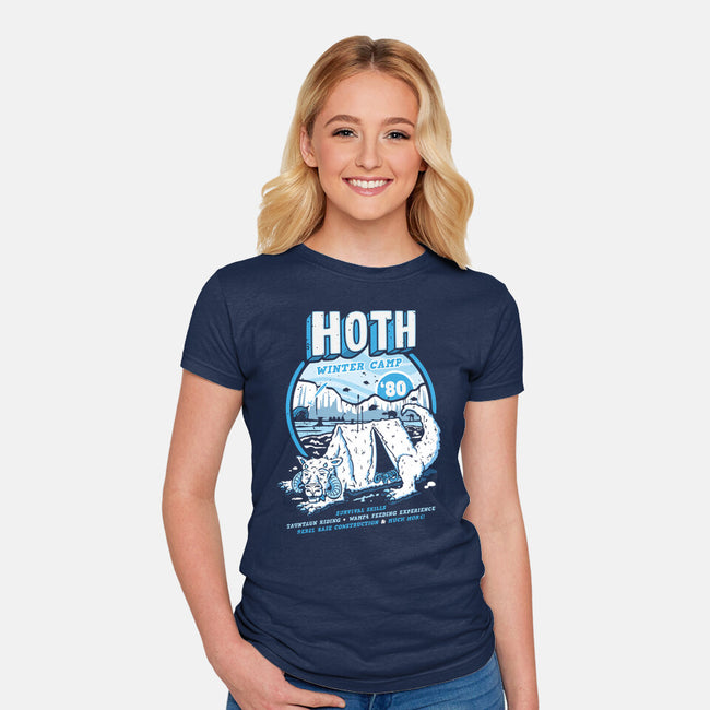 Hoth Winter Camp-Womens-Fitted-Tee-Olipop