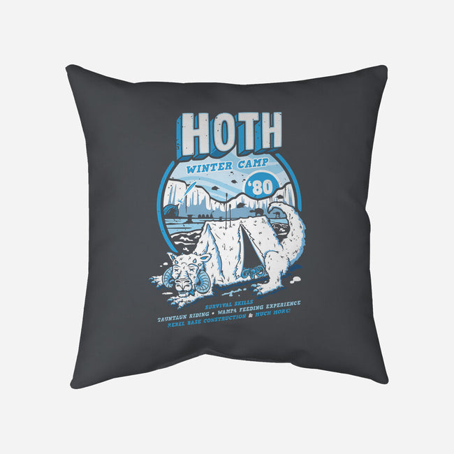 Hoth Winter Camp-None-Non-Removable Cover w Insert-Throw Pillow-Olipop