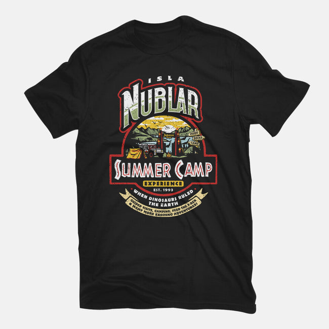 Jurassic Camp-Womens-Fitted-Tee-Olipop