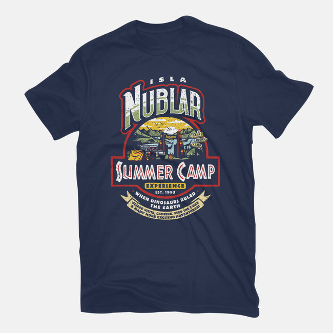 Jurassic Camp-Mens-Basic-Tee-Olipop