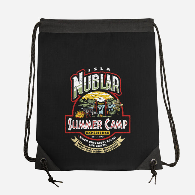 Jurassic Camp-None-Drawstring-Bag-Olipop