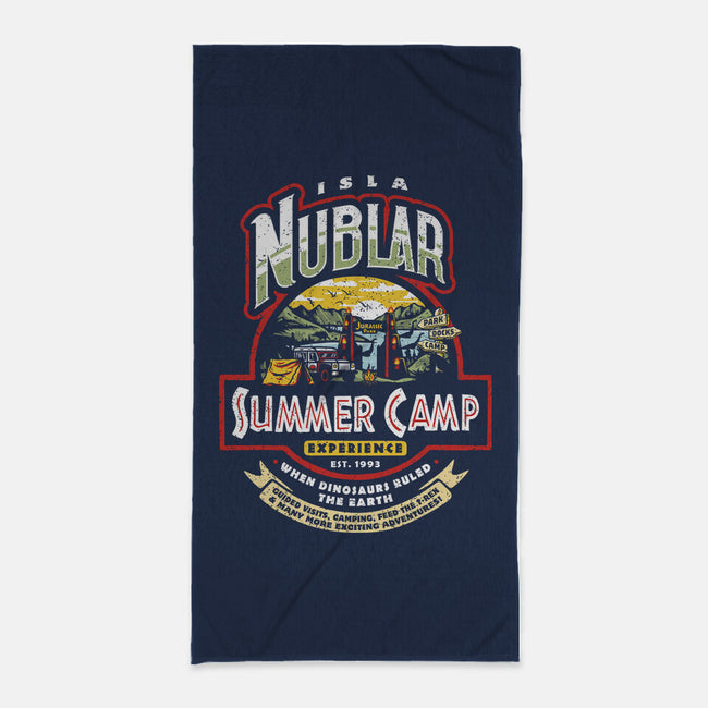 Jurassic Camp-None-Beach-Towel-Olipop