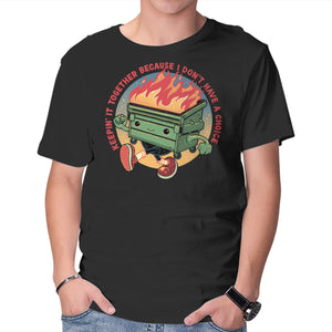 Flaming Dumpster