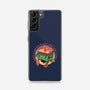 Flaming Dumpster-Samsung-Snap-Phone Case-glitchygorilla