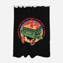 Flaming Dumpster-None-Polyester-Shower Curtain-glitchygorilla