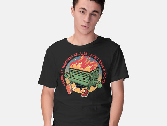 Flaming Dumpster