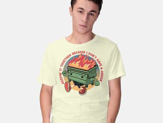 Flaming Dumpster