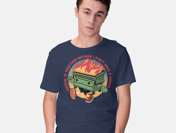 Flaming Dumpster