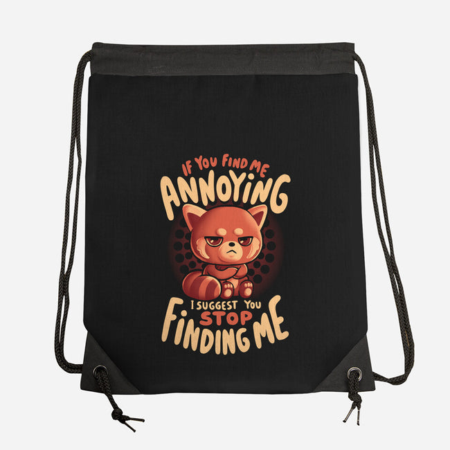 Stop Finding Me-None-Drawstring-Bag-eduely