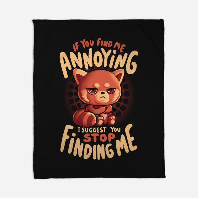 Stop Finding Me-None-Fleece-Blanket-eduely