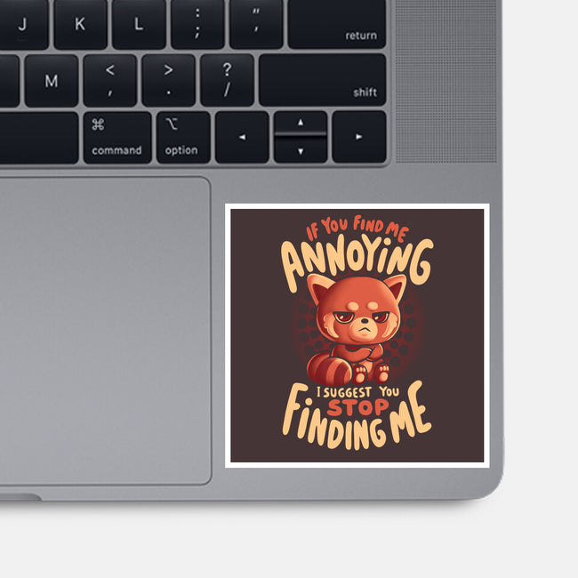 Stop Finding Me-None-Glossy-Sticker-eduely