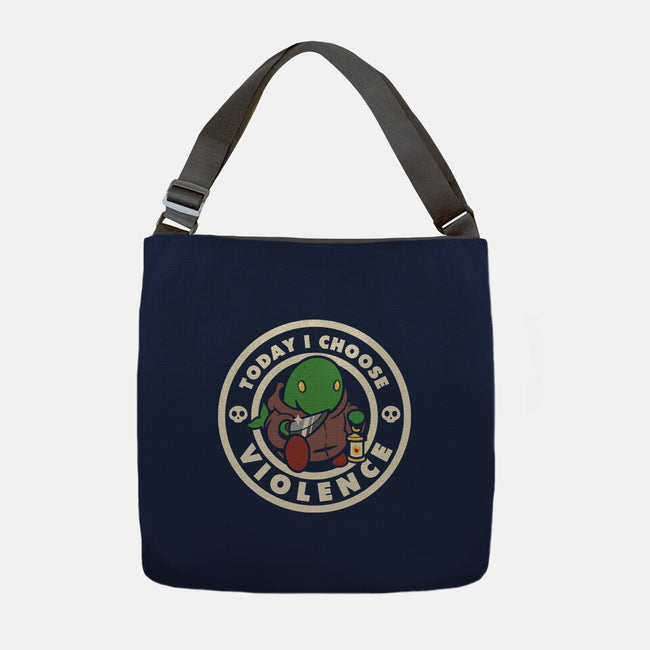 Violent Tonberry-None-Adjustable Tote-Bag-demonigote