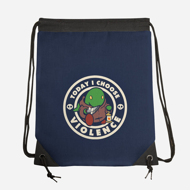 Violent Tonberry-None-Drawstring-Bag-demonigote