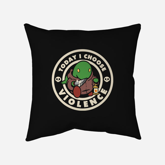 Violent Tonberry-None-Removable Cover w Insert-Throw Pillow-demonigote