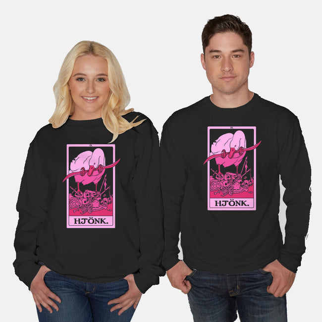 Hjonk Tarot-Unisex-Crew Neck-Sweatshirt-naomori