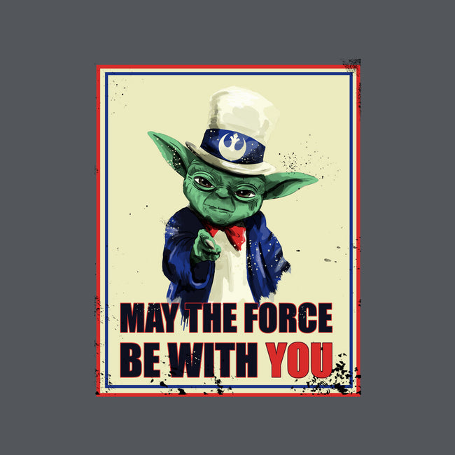 May The Force Be With You-Unisex-Basic-Tee-fanfabio