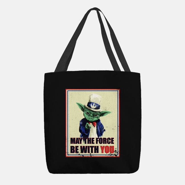 May The Force Be With You-None-Basic Tote-Bag-fanfabio