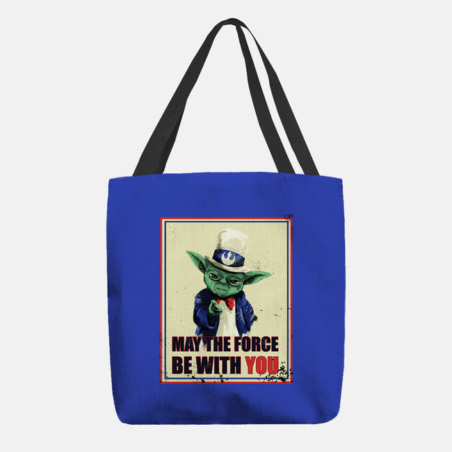 May The Force Be With You-None-Basic Tote-Bag-fanfabio