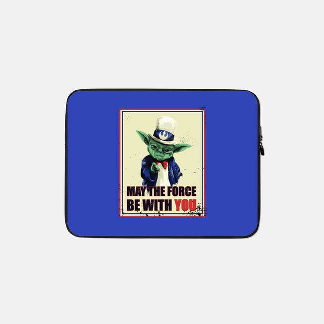 May The Force Be With You-None-Zippered-Laptop Sleeve-fanfabio