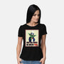 May The Force Be With You-Womens-Basic-Tee-fanfabio