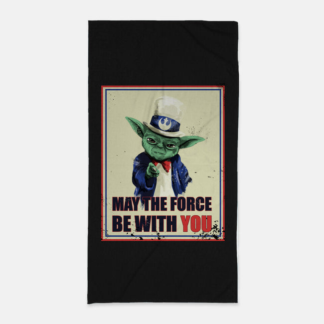 May The Force Be With You-None-Beach-Towel-fanfabio