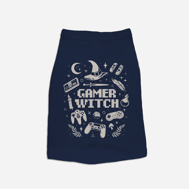 Gamer Witch-Dog-Basic-Pet Tank-eduely