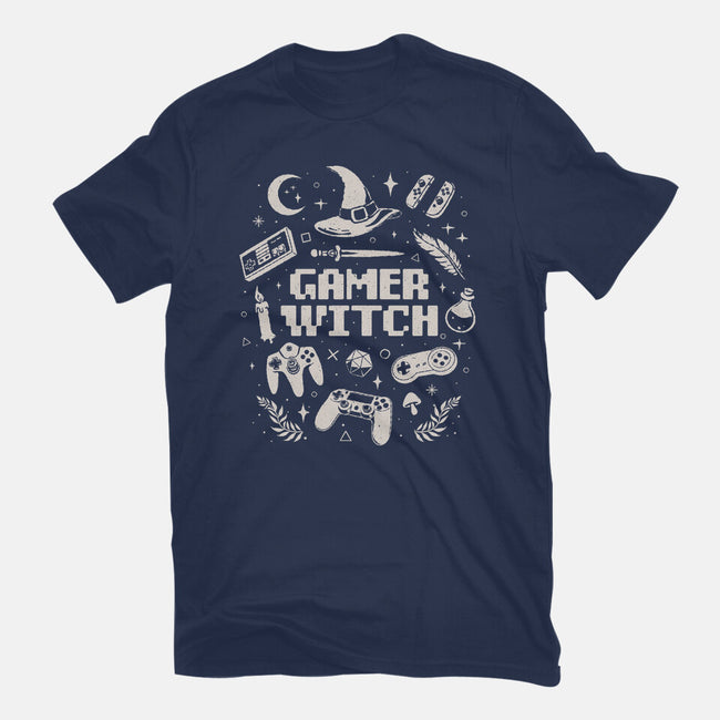 Gamer Witch-Mens-Basic-Tee-eduely