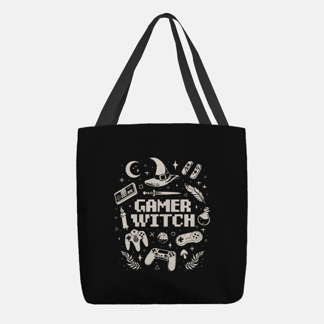 Gamer Witch-None-Basic Tote-Bag-eduely