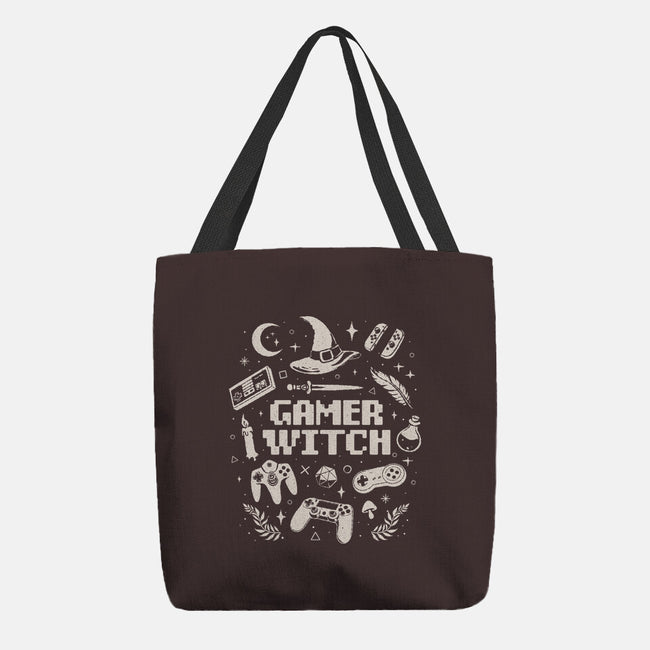 Gamer Witch-None-Basic Tote-Bag-eduely