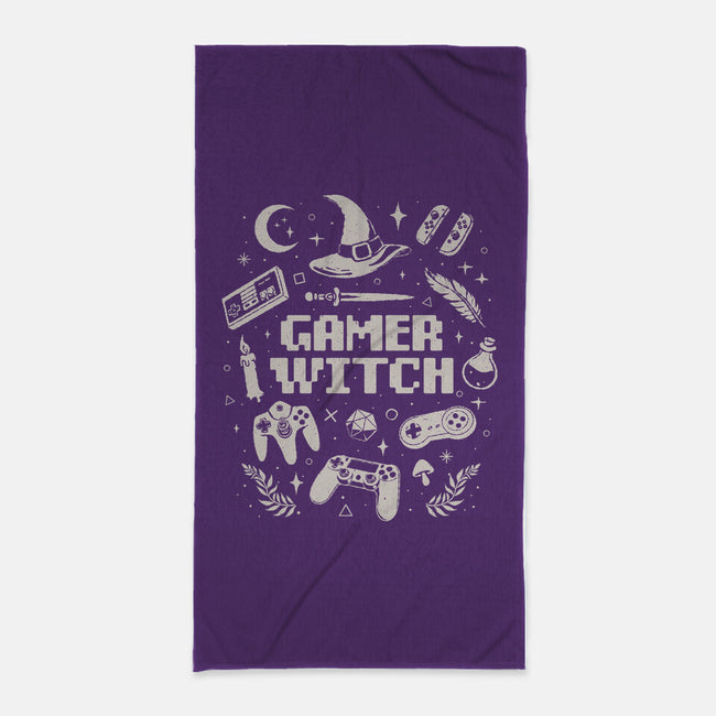 Gamer Witch-None-Beach-Towel-eduely