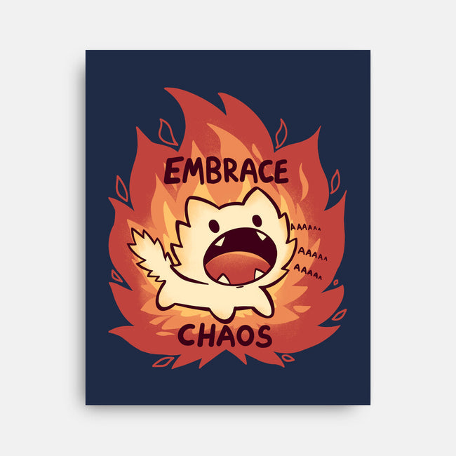 Embrace Chaos-None-Stretched-Canvas-TechraNova