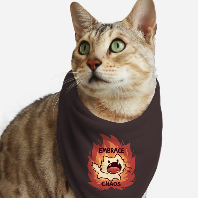 Embrace Chaos-Cat-Bandana-Pet Collar-TechraNova