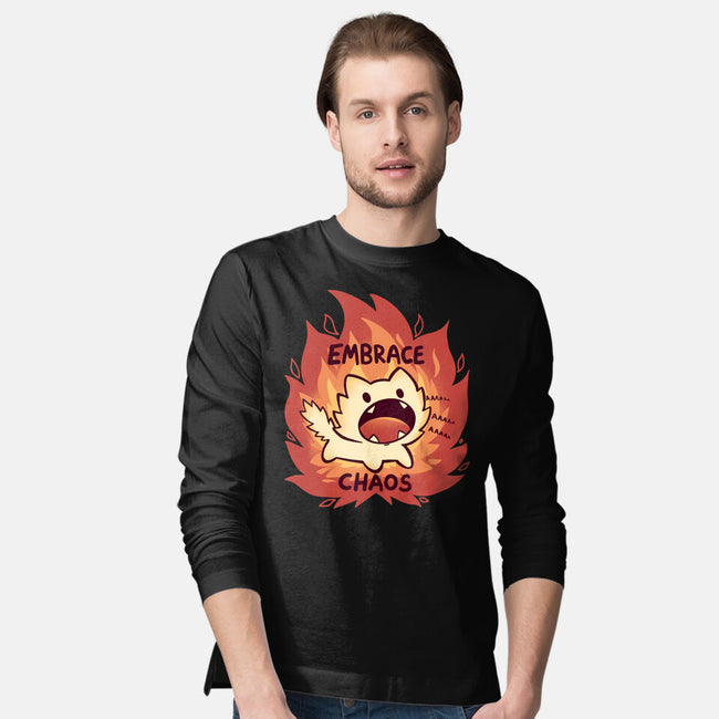 Embrace Chaos-Mens-Long Sleeved-Tee-TechraNova