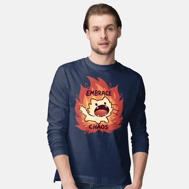 Embrace Chaos-Mens-Long Sleeved-Tee-TechraNova