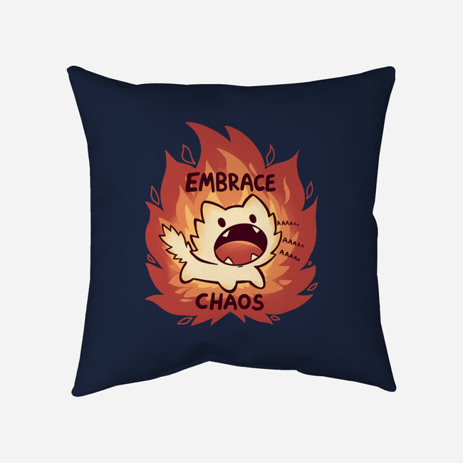 Embrace Chaos-None-Non-Removable Cover w Insert-Throw Pillow-TechraNova