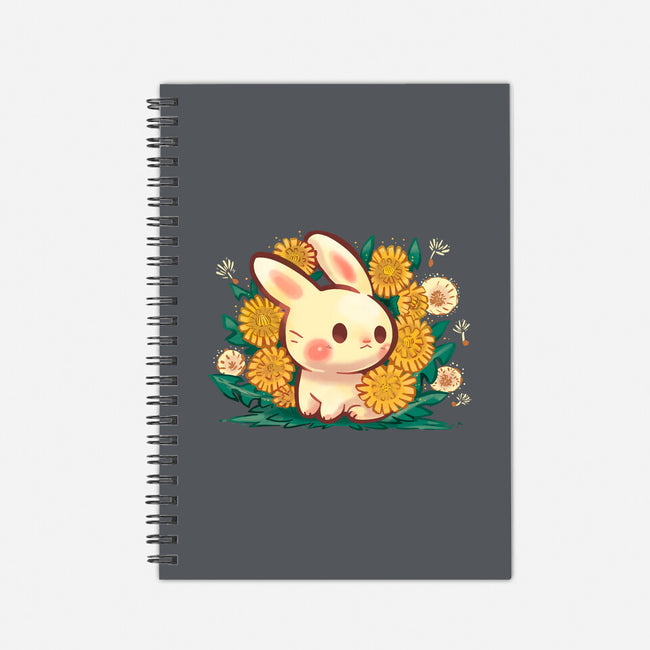 Dandelion Bunny-None-Dot Grid-Notebook-TechraNova