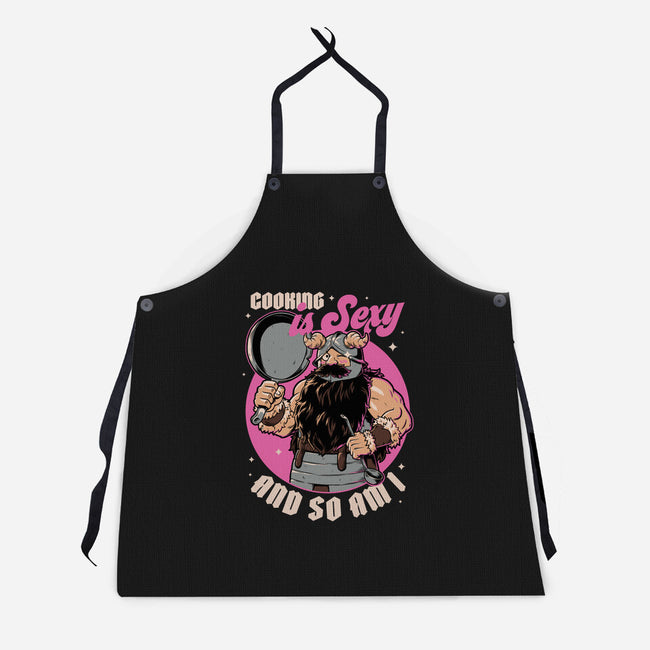 Cooking Dwarf-Unisex-Kitchen-Apron-Studio Mootant