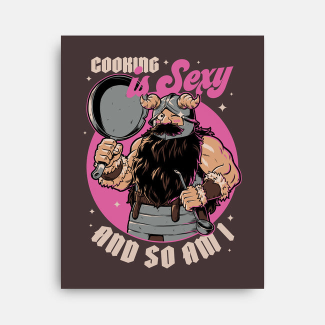 Cooking Dwarf-None-Stretched-Canvas-Studio Mootant