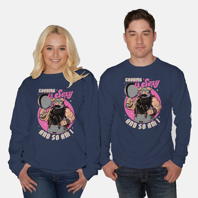 Cooking Dwarf-Unisex-Crew Neck-Sweatshirt-Studio Mootant