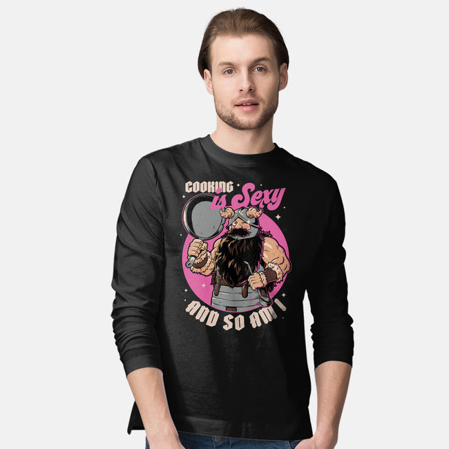 Cooking Dwarf-Mens-Long Sleeved-Tee-Studio Mootant