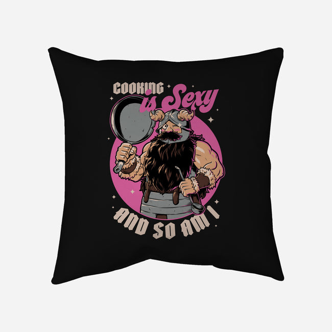 Cooking Dwarf-None-Removable Cover-Throw Pillow-Studio Mootant