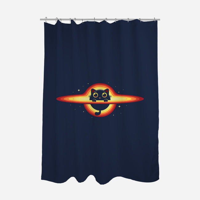 Kitty Event Horizon-None-Polyester-Shower Curtain-erion_designs