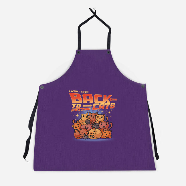 Back To Petting Cats-Unisex-Kitchen-Apron-erion_designs